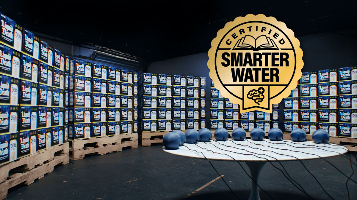 Liquid Death Certified Smarter Water